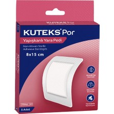 Kuteks Por Yapışkanlı Yara Pedi 8CMX15CM. 5li