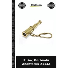 Carlburn Özel Üretim Aksesuar Koleksiyon Pirinç Dürbünlü Anahtarlık 2114A