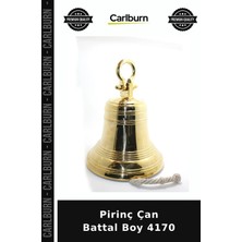 Carlburn Özel Üretim Metal Dekoratif Geleneksel Pirinç Çan Battal Boy 4170