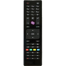 Vestel Televizyon Için Uyumlu Mor Tuşlu Siyah LED Tv Uzaktan Kumanda 290DLBIN/MB97