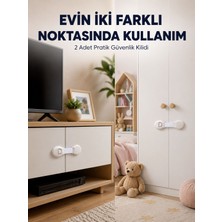 Efnaz Style 2'li Çocuk Güvenlik Kilidi Ev Içi Koruma Seti