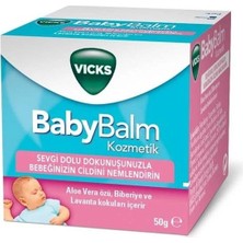 Vicks Baby Balm Kozmetik Bebekler Için Nemlendirici 50 gr