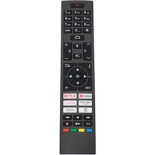 43UA9600 Vestel Televizyon Için Uyumlu Netflix Youtube Menü Tek Yıldız Akıllı Tv Uzaktan Kumanda