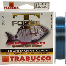 Trabucco T-Force Super Iso 300 mt 0.45MM 27.5kg Monofilament Olta Misinası