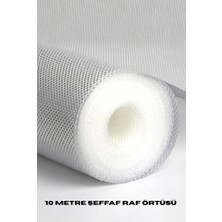 Efnaz Style 10 Metre Şeffaf Silikonlu Kaymaz Çekmece Içi Düzenleyici