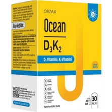 Orzax Ocean Vitamin D3 K2 Sprey 30 ml