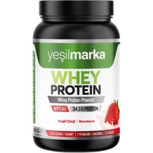 Yeşilmarka %100 Whey Protein Tozu Ereğli Çileği 748 gr