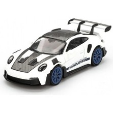 Mını Gt Mini Gt 1/64 Porsche 911 (992) Gt3 Rs Weissach Package White With Indigo Blue
