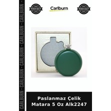 Carlburn Özel Üretim Hediye Erkek Aksesuar Paslanmaz Çelik Matara 5 Oz ALK2247