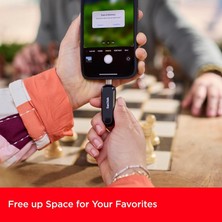 Str Store Android Için 128 GB Telefon Sürücüsü - Akıllı Telefonlar, Tabletler ve Bilgisayarlar Için 2'si 1 Arada USB - USB Tip-C ve Tip A Konnektörlü Başparmak Sürücü - SDDDC6-128G-G46