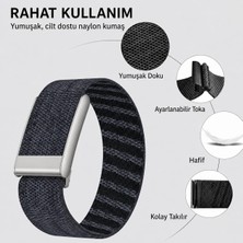 Str Store Whoop 5 ile Uyumlu Hasır Dokuma Kumaş Kordon, Esnek ve Nefes Alabilir Naylon Bileklik, Ayarlanabilir Hafif Spor Kordonu – Sensör/cihaz Dahil Değildir Green
