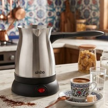 Str Store Çelik Elektrikli Cezve Türk Kahve Makinesi - 6FİNCAN=500ML 360° Kablosuz Kullanım Katlanır Kulp SCM-9038