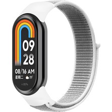 Str Store Xiaomi Mi Band 10/9/8 Ile Uyumlu Hafif ve Bileği Rahatsız Etmeyen Bilek Ölçüsüne Göre Ayarlanabilen Cırt Cırtlı Tasarım Kaliteli Hasır Örme Kumaş Kordon