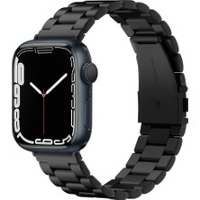 Str Store Apple Watch 44MM / 42MM (Seri 1/2/3/4/5/6/se ile Uyumlu) Kayış Modern Fit Black - 062MP25403