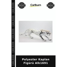 Carlburn Özel Üretim Dekoratif Hediyelik Salon Ev Aksesuarı Biblo Polyester Kaplan Figürü ALK1691