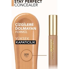 Str Store Doğal Bitişli Kapatıcı (Sıcak Alt Ton) - Stay Perfect Concealer - 009 Tan - 8682536085601