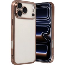 Str Store Apple iPhone 17 Pro Razer Lensli Silikon - Çöl Titanyum