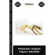 Carlburn Özel Üretim Dekoratif Hediyelik Modern Ev Aksesuarı Salon Süsü Polyester Kaplan Figürü ALK1692