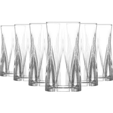 Str Store Zoey Cam Meşrubat Bardağı 6'lı 480 ml (Büyük Su/kokteyl Bardağı)