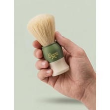 Str Store Domuz & Sentetik Karma Kıllı Tıraş Fırçası, Geleneksel Tıraş Için Güçlü Köpük Oluşturma Özelliği, El Yapımı & Portekiz Üretimi (Yeşil)