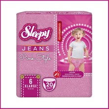 Str Store Pink Jeans Külot Bez 6 Numara Xlarge 20 Adet