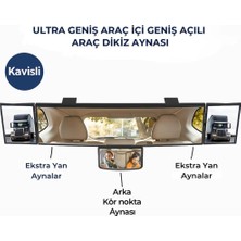 Str Store Dışbükey Geniş Açılı Araç Dikiz Aynası Ayarlanabilir Kör Nokta Aynası Araç Içi Kontrol Aynası