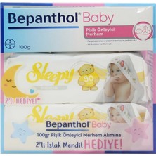 Str Store Baby Pişik Önleyici Merhem 100 gr + 2 Paket Sleepy Sensitive Islak Havlu 90 Lı Hediye, BPT8699546370597