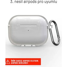 Emt Pazarlama® Airpods Pro 3. Nesil Ile Uyumlu Şeffaf Cyrstal Clear Ultra Berrak Kılıf ( Kulaklık Değildir )
