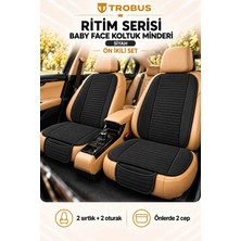 Trobus Ritim Geely Emgrand 2010-2012 Baby Face Ön Ikili Koltuk Minderi Siyah