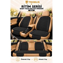 Trobus Ritim Opel Mokka B 2021 Sonrası Baby Face 7'li Koltuk Minderi Siyah
