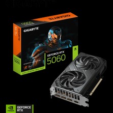 Gigabyte Gıgabyte GV-N5060WF2MAX Ocv2-8gd, RTX5060, Wındforce Max Ocv2, 8gb, Gddr7, 128BIT, 2 Fanlı, 1xhdmı, 3xdp, Gamıng Ekran Kartı