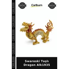 Carlburn Özel Üretim Hediyelik Şık Aksesuar Figür Swaroski Taşlı Dragon ALK1935