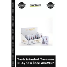 Carlburn Özel Üretim Hediyelik Şık Taşlı Istanbul Tasarımı El Aynası Ince ALK2917