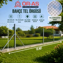 6x6 Göz-2  mm-( 100'LÜK - 10 mt ) - Galvanizli Helozon  Tel Örgü