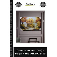 Carlburn Özel Üretim Dekoratif Duvar Süsü Salon Ev Aksesuarı Duvara Asmalı Yağlı Boya Pano ALK2925-13