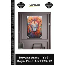 Carlburn Özel Üretim Dekoratif Salon Tablo Ev Hediyesi Duvara Asmalı Yağlı Boya Pano ALK2925-12