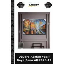Carlburn Özel Üretim Duvar Dekoru Tablo Sanatsal Salon Ev Aksesuarı Duvara Asmalı Yağlı Boya Pano ALK2925-19