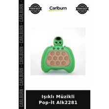 Carlburn Özel Üretim Eğlenceli Stres Giderici Oyuncak Hediye Işıklı Müzikli Pop-It ALK2281