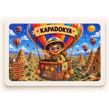 Veloro Kapadokya Huzi - 24 Parça Ahşap Puzzle
