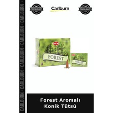 Carlburn Özel Üretim Doğal Koku Orman Esintisi Meditasyon Aromaterapi Ev Dekor Forest Aromalı Konik Tütsü