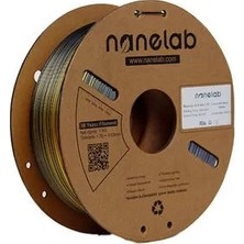 Nanelab Çift Renkli Silk Pla Filament - Siyah-Altın - 1.75MM - 1kg