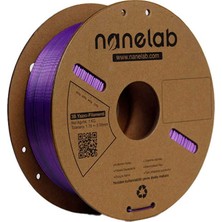 Nanelab Çift Renkli Silk Pla Filament - Siyah - Mor - 1.75MM - 1kg