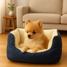 Maison Luré Yumuşak Prenses Koltuk Pet Yatağı, Rahat ve Şık Uyku Alanı Kedi ve Köpek Yatağı