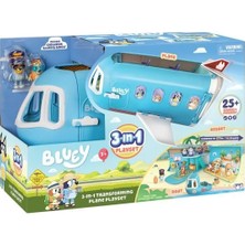 Bluey 3ü 1 Arada Dönüşen Uçak Oyun Seti 17670