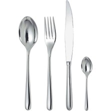 Alessi Caccia 6 Kişilik 24 Parça Çatal Bıçak Takımı 0046