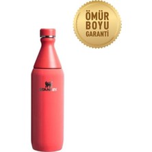 Stanley the All Day Slim Bottle 0.6 L Hot Coral Gloss