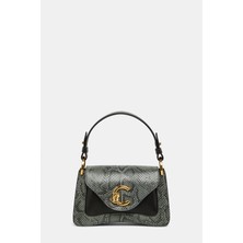 Coccınelle Dark Grey Leather Bag