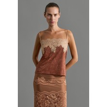 Alberta Ferretti Alberta Ferrettı Taba Bluz