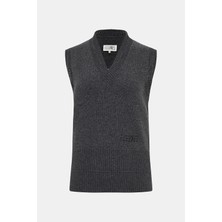 Maıson Margıela Mm6 Grey Melange Sweater