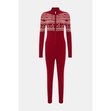 Perfect Moment Red Patterned Jumpsuit